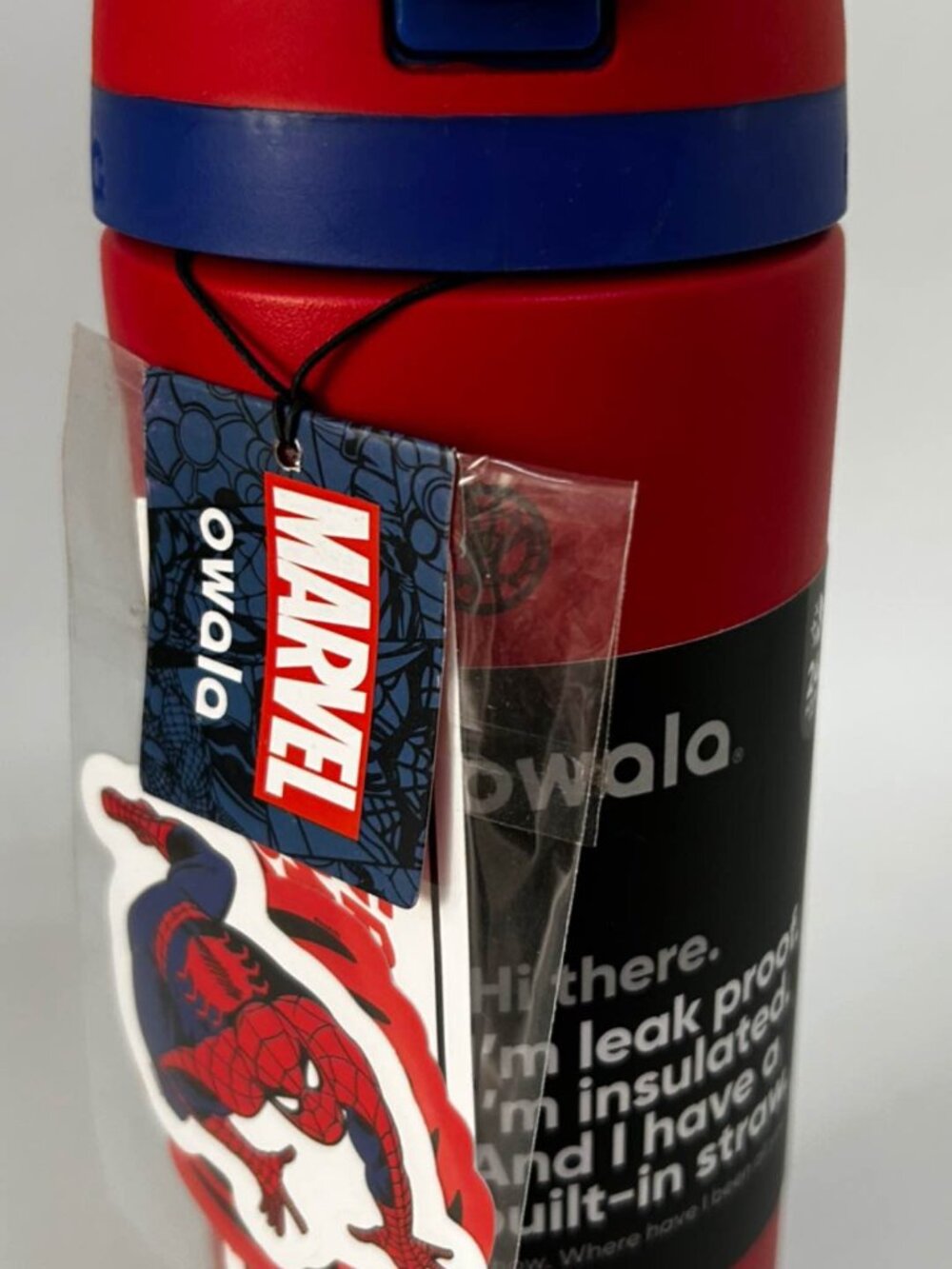Pre-owned Owala Spider-Man Thermos Cup Large Capacity Straw Cup